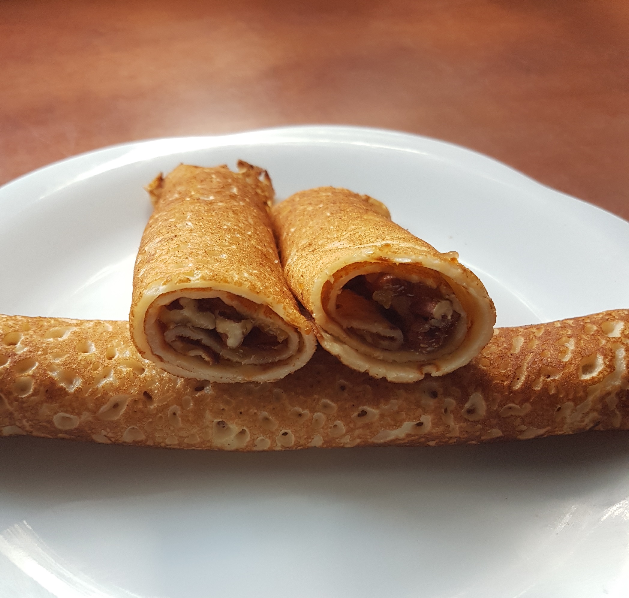 Naleśniki bezglutenowe z dżemem 100% A B